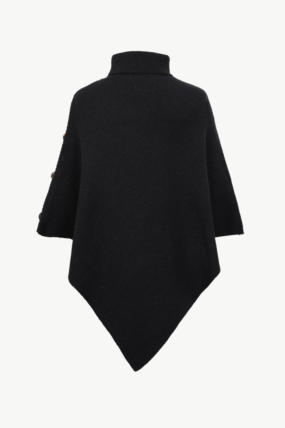 Onyx Versailles — Turtleneck Buttoned Poncho, alternate view 15