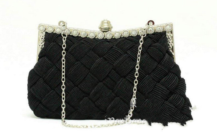 Diamond Bridal Clutch Bag Fold Dress Female Cloth Bag