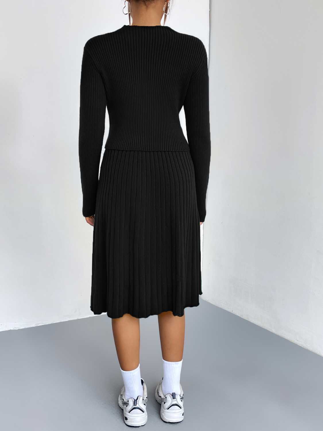 Bellamy Rivière — Rib-Knit Sweater and Skirt Set, alternate view 10