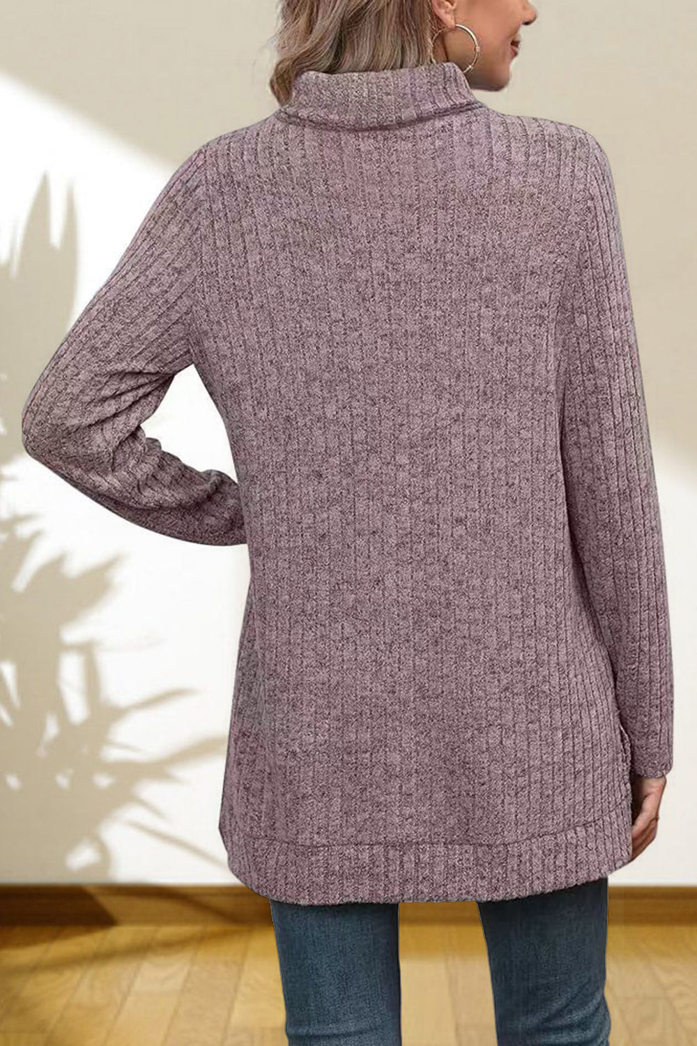 Ciel Rousseau — Turtleneck High Low Top, alternate view 32
