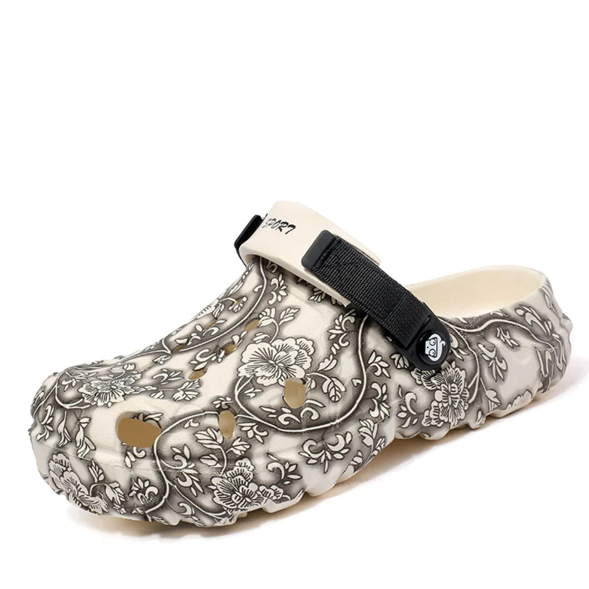 Cassian Montclair — Men's Floral Pattern Comfort Sandals Men's Fashion Footwear, alternate view 5