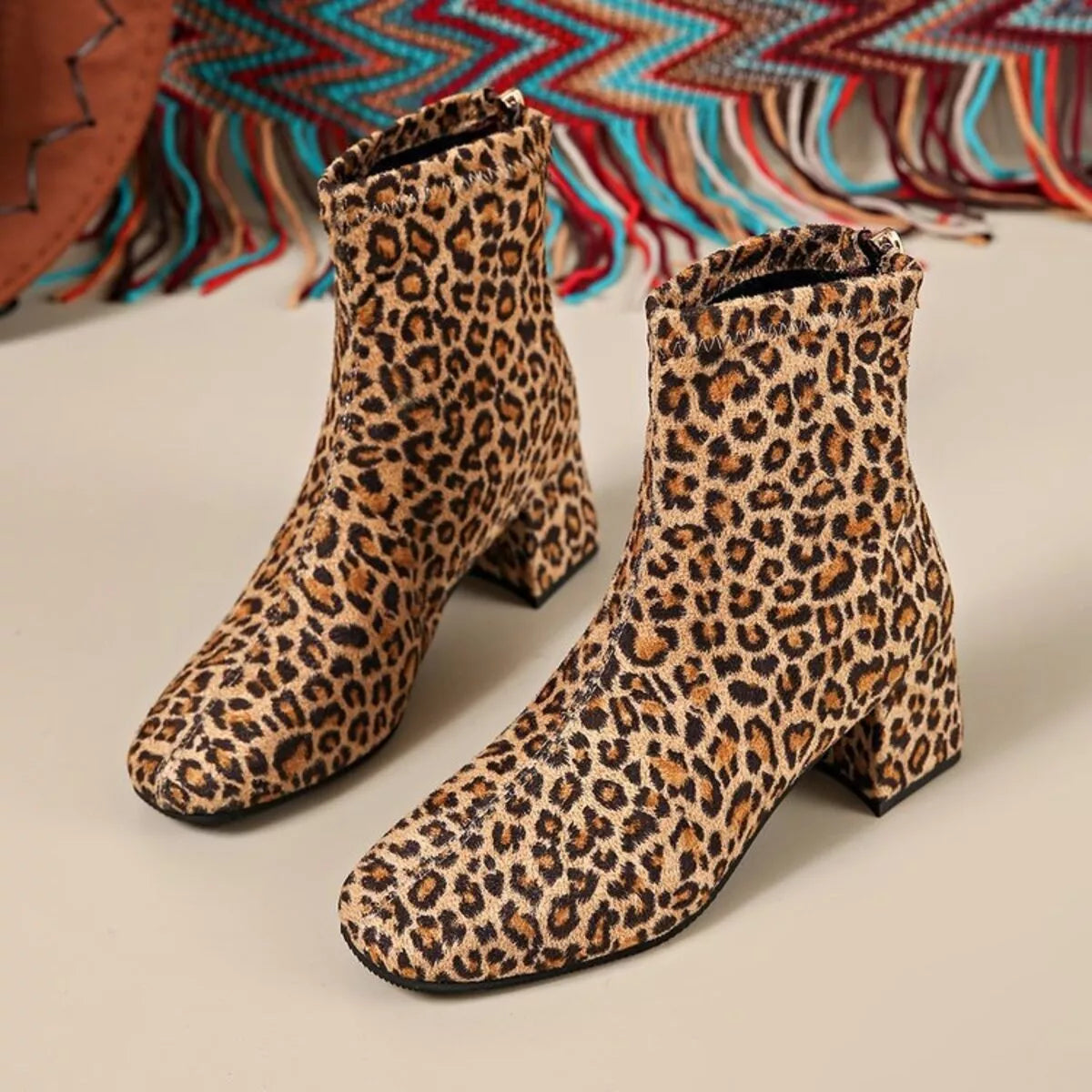 Rowan Fiorenza — Block Heel Ankle Boots, alternate view 3