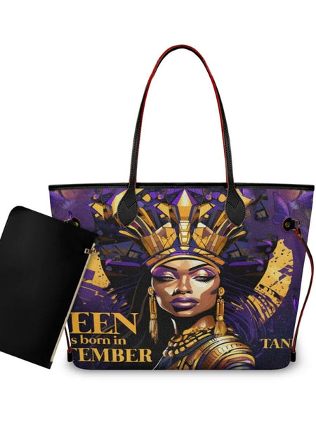 African Girls™ | Large Leather Tote Bags - Opulent Empire
