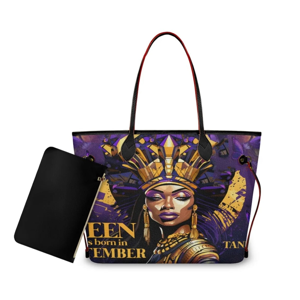 African Girls™ — Large Leather Tote Bags, alternate view 14