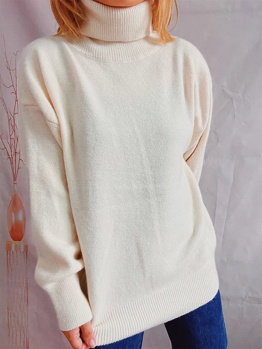 Winter Delacroix — Turtleneck Long Sleeve Sweater, alternate view 19
