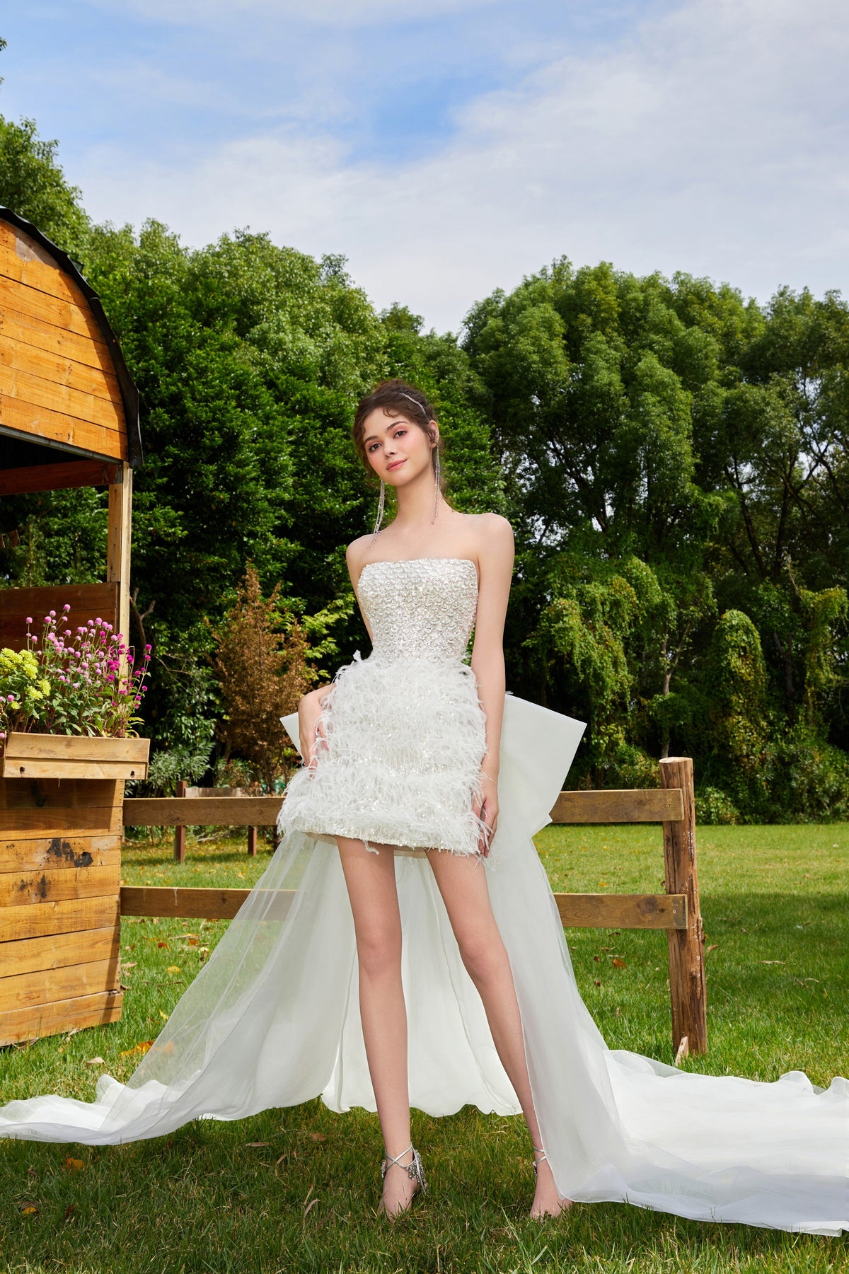 Verena Fontaine — White Women's Occasion Dress, alternate view 2