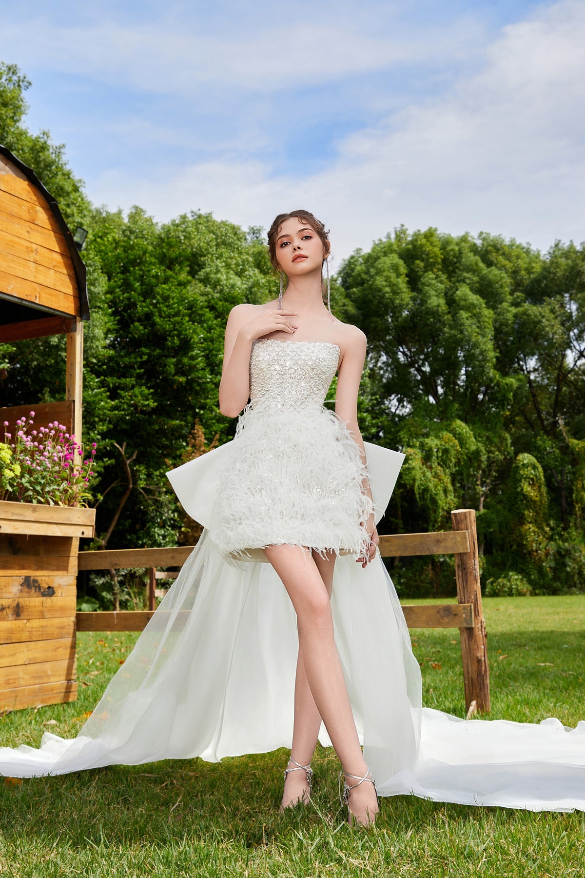 Verena Fontaine — White Women's Occasion Dress