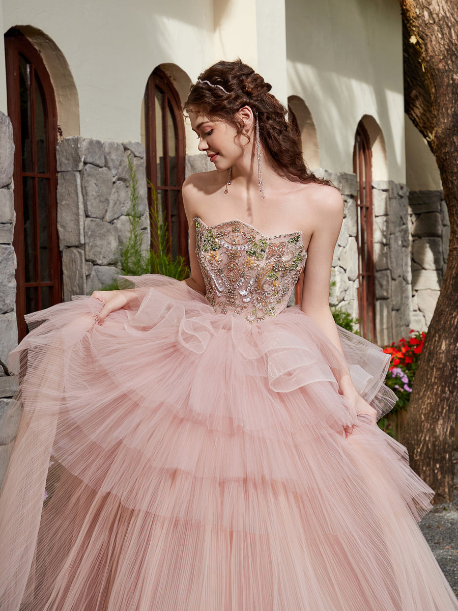 Blush Tulle Reverie Gown