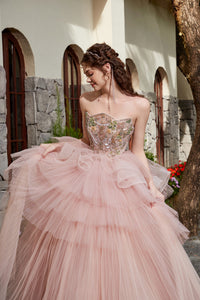 Winona Fontaine — Blush Tulle Reverie Gown, alternate view 4