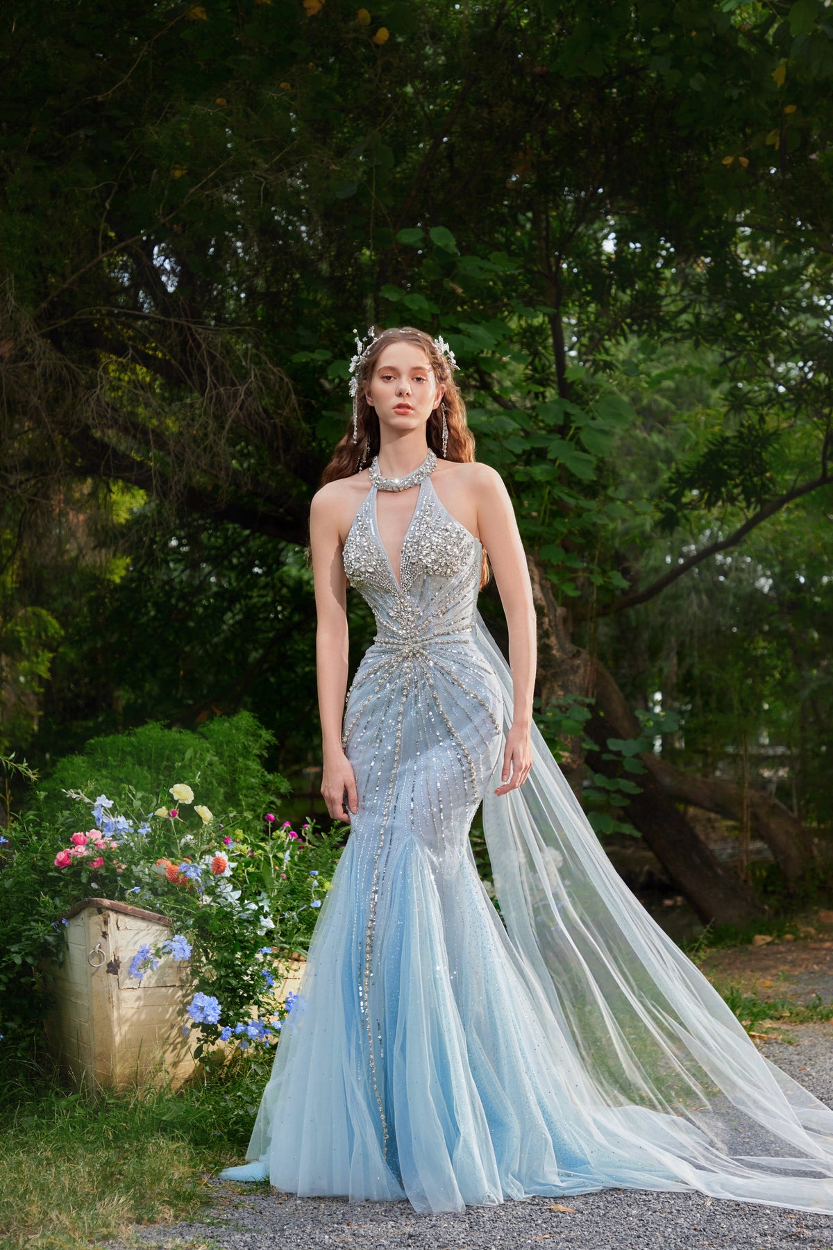 Sienna Fontaine — Blue Women's Occasion Dress, alternate view 2