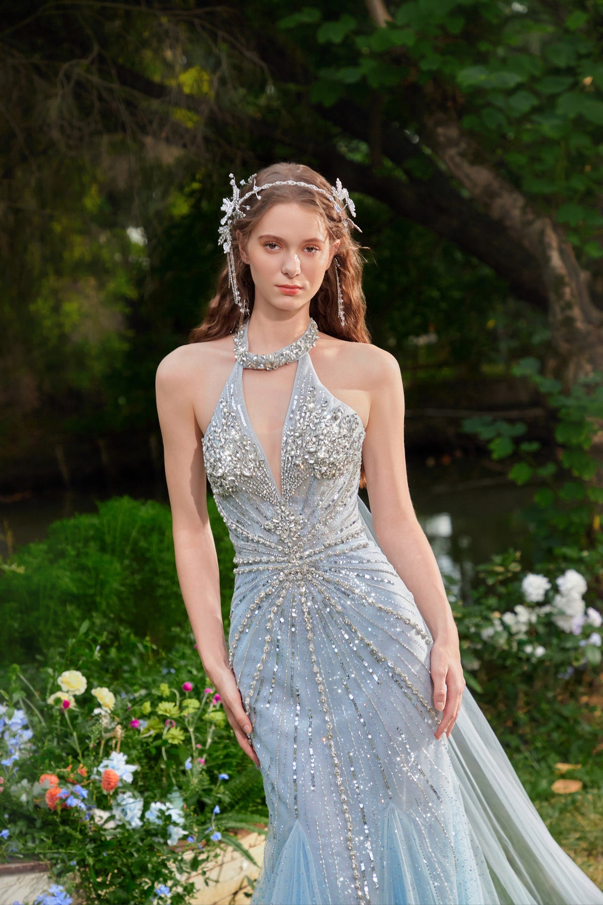 Sienna Fontaine — Blue Women's Occasion Dress, alternate view 3