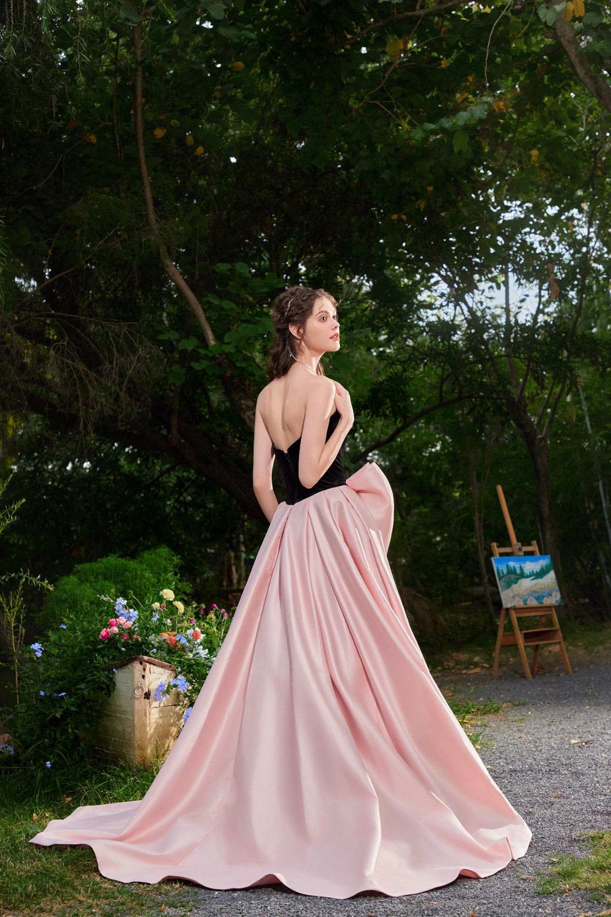 Penelope Fontaine — Pink Women's Occasion Dress, alternate view 2