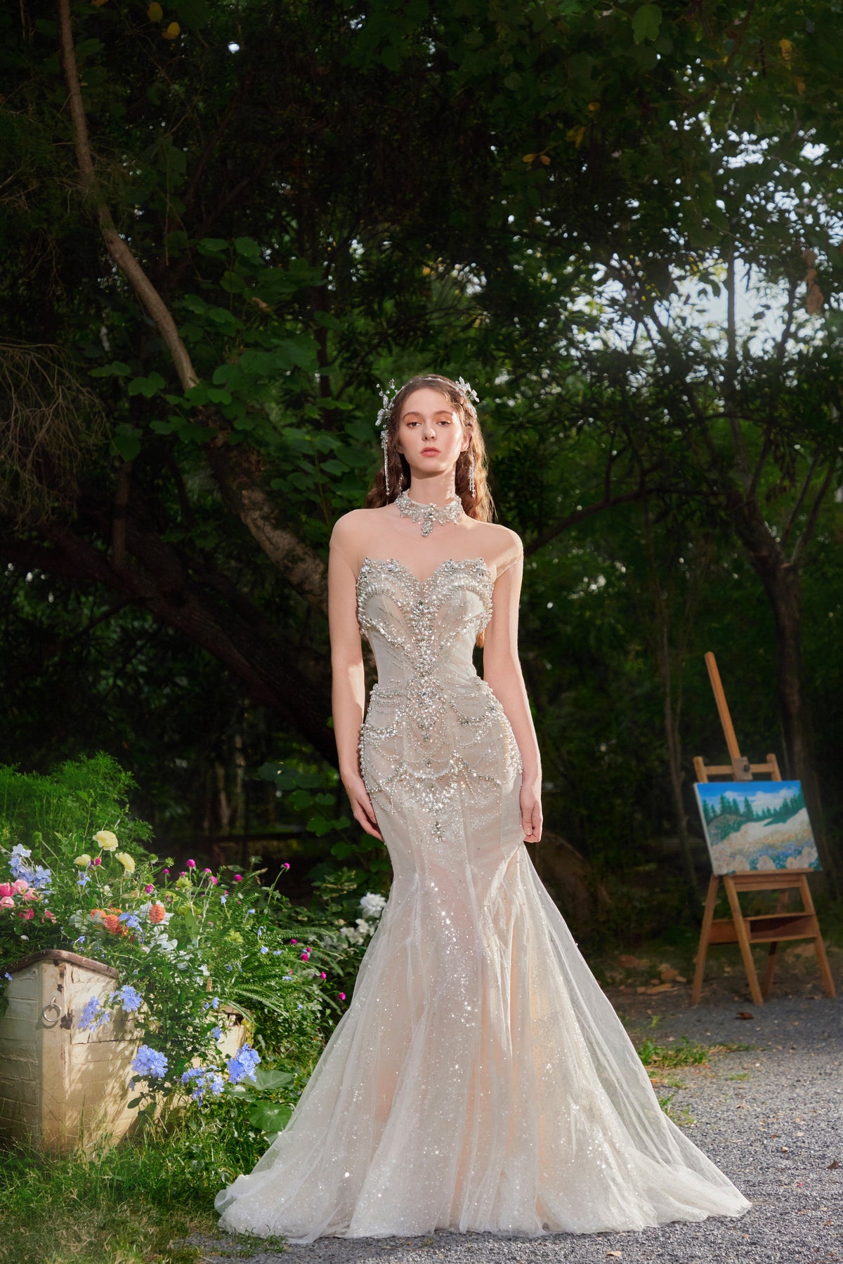 Ophelia Fontaine — Champagne Women's Occasion Dress, alternate view 3
