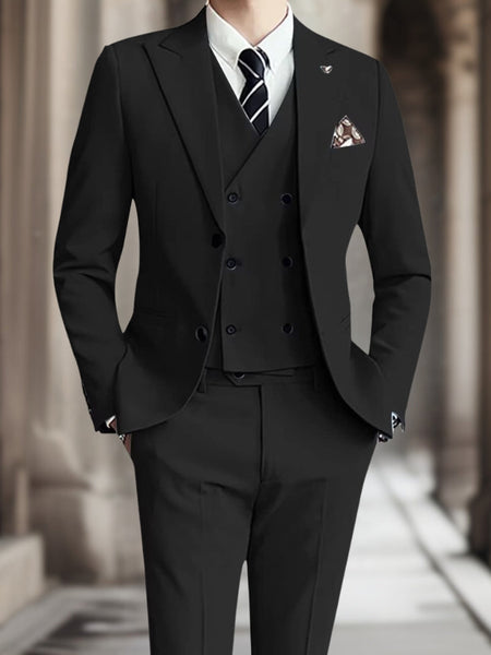 Yannis™ | Elegant Three-Piece Wedding Suit Set