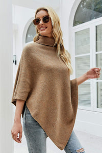 Onyx Versailles — Turtleneck Buttoned Poncho