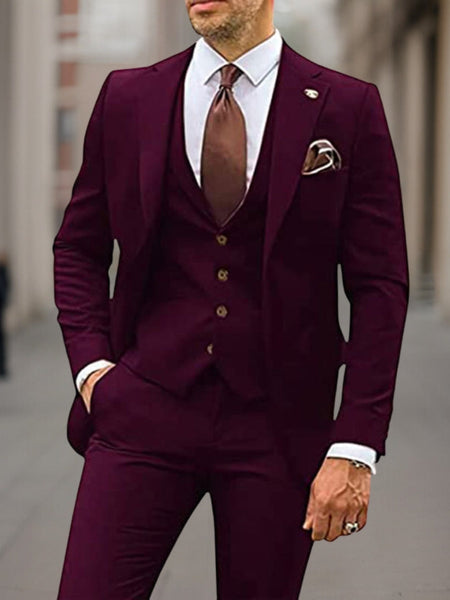 Danielius™ | Premium Business Suit 3-Piece Suit Set