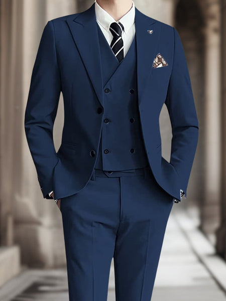 Yannis™ | Elegant Three-Piece Wedding Suit Set