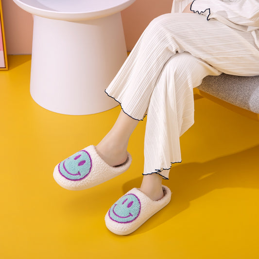 Melody Smiley Face Slippers - Opulent Empire