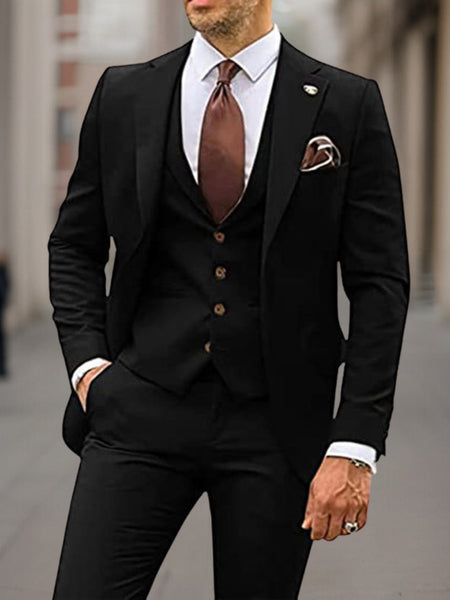 Danielius™ | Premium Business Suit 3-Piece Suit Set