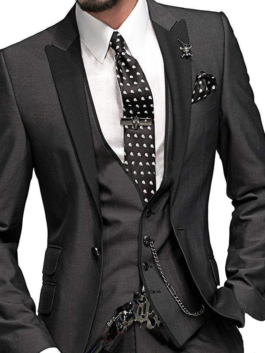 Men's Three-piece Suit Bridegroom Best Man Wedding Suit Men - Opulent Empire