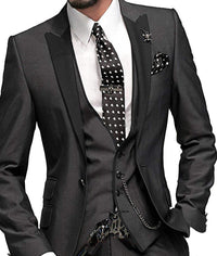 Elspeth — Men's Three-piece Suit Bridegroom Best Man Wedding Suit Men, alternate view 10