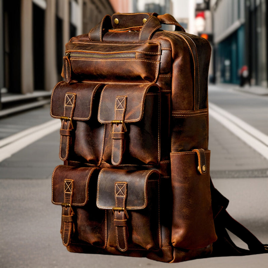 Lyonel™ — Award-Winning Retro Leather Bag, alternate view 2