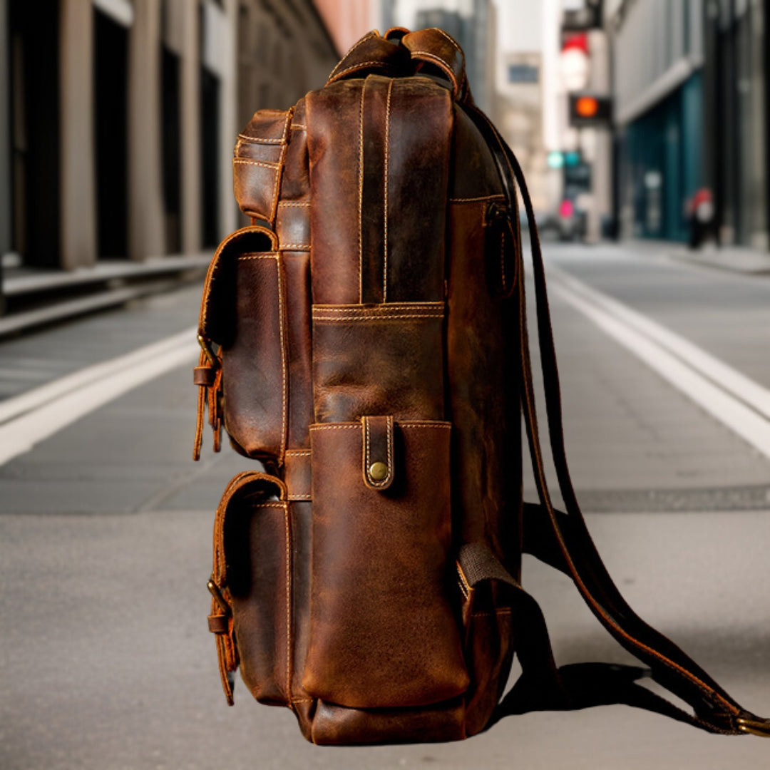 Lyonel™ — Award-Winning Retro Leather Bag, alternate view 3
