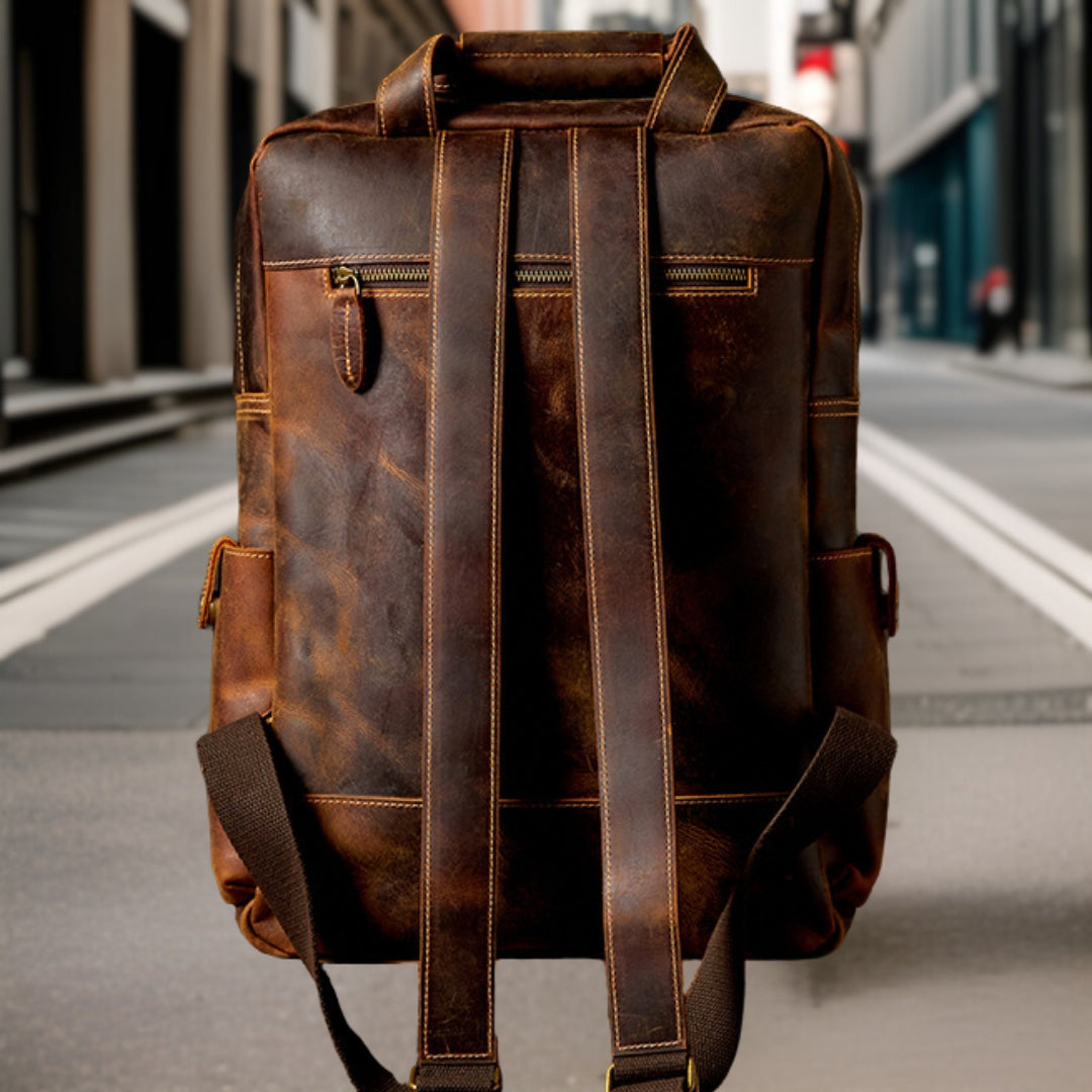 Lyonel™ — Award-Winning Retro Leather Bag, alternate view 4