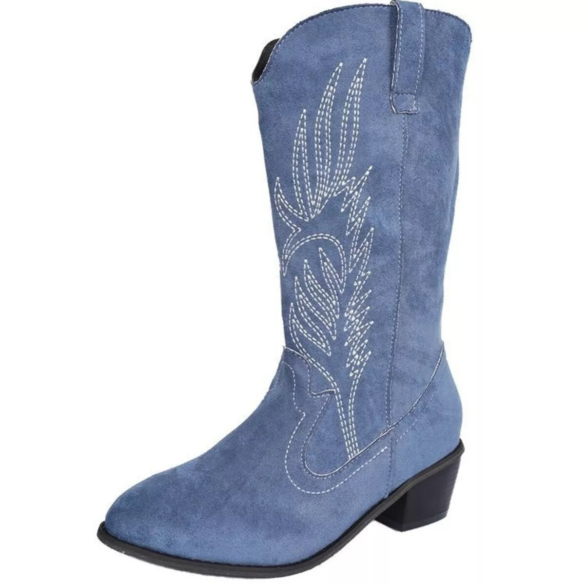Ciel Sorrento — Point Toe Block Heels Boots Fashion Footwear, alternate view 22