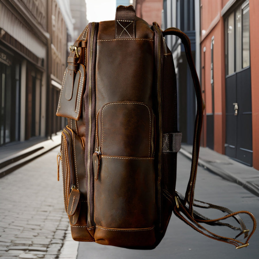 Lawrence™ | Premium Handmade Leather Backpack