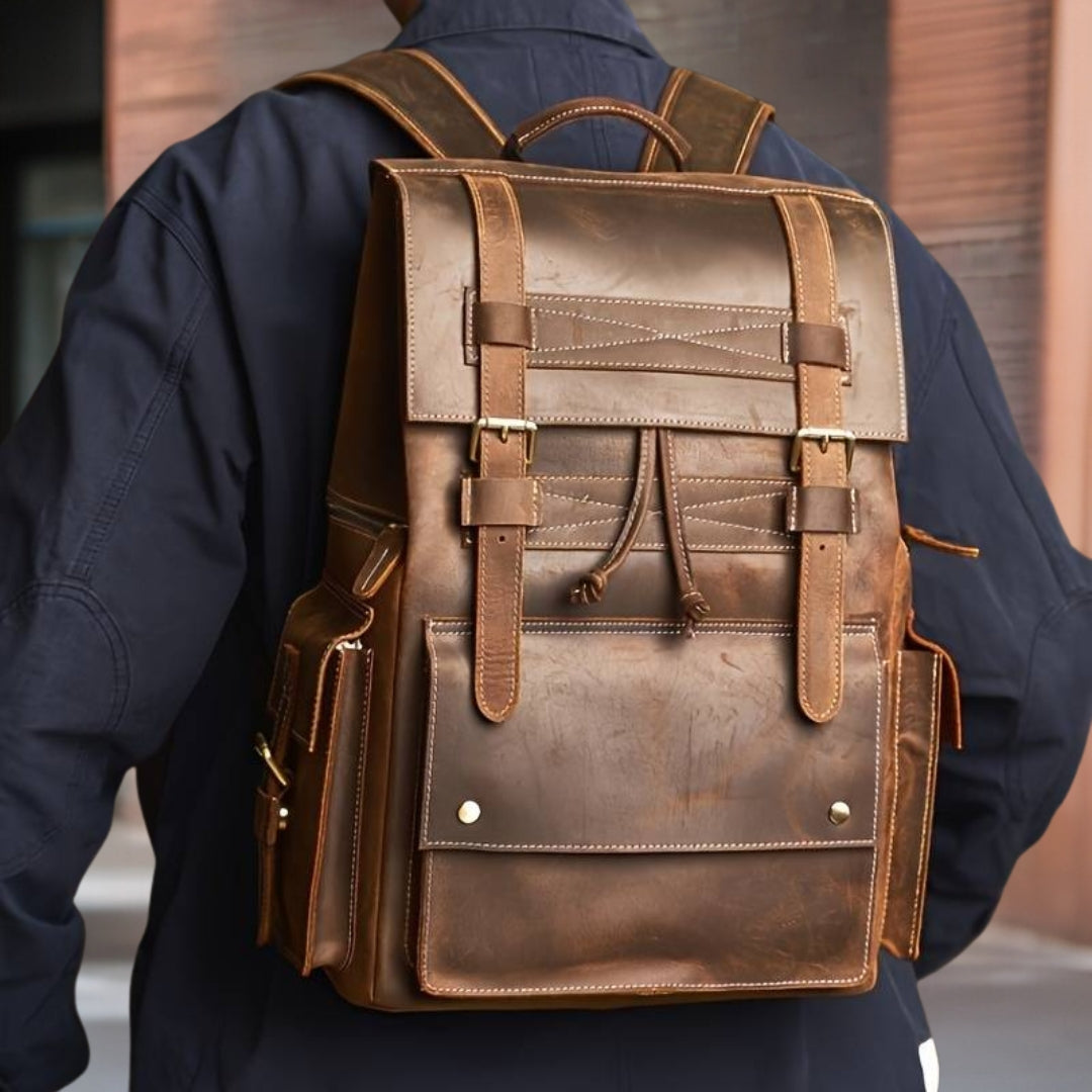 Adam™ — Stylish Handmade Leather Bag, alternate view 3