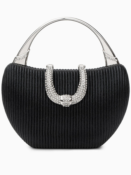 Fancy Metallic Evening Handbag - Opulent Empire