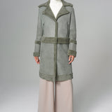 2in1 Mint Shearling Fur Overcoat-1