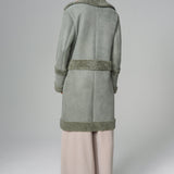 2in1 Mint Shearling Fur Overcoat-3