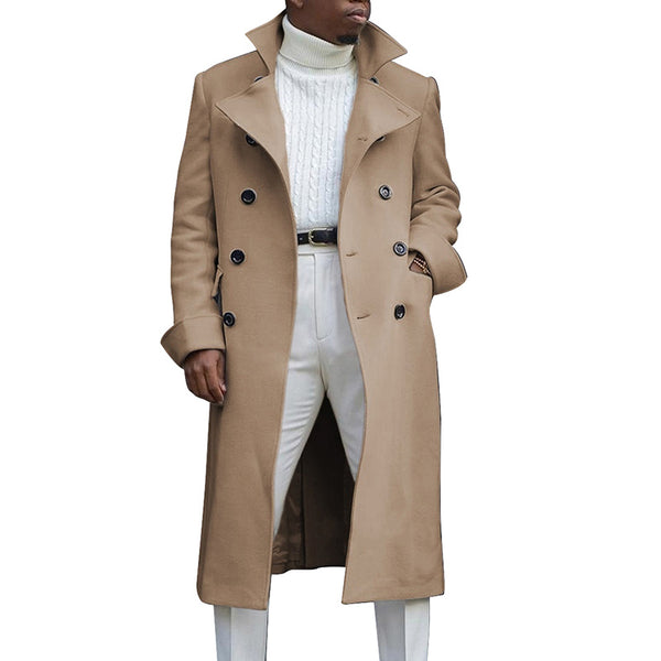 Mario™ | Lapel Double Breasted Trench Coat