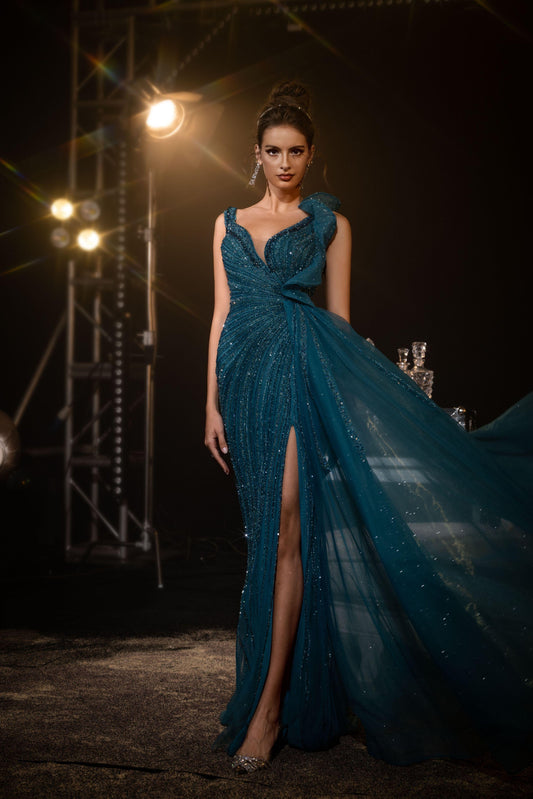 Evening Gown: Style HM148 - Opulent Empire