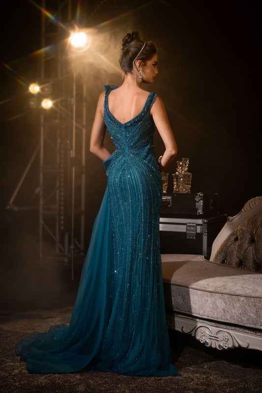 Evening Gown: Style HM148 - Opulent Empire