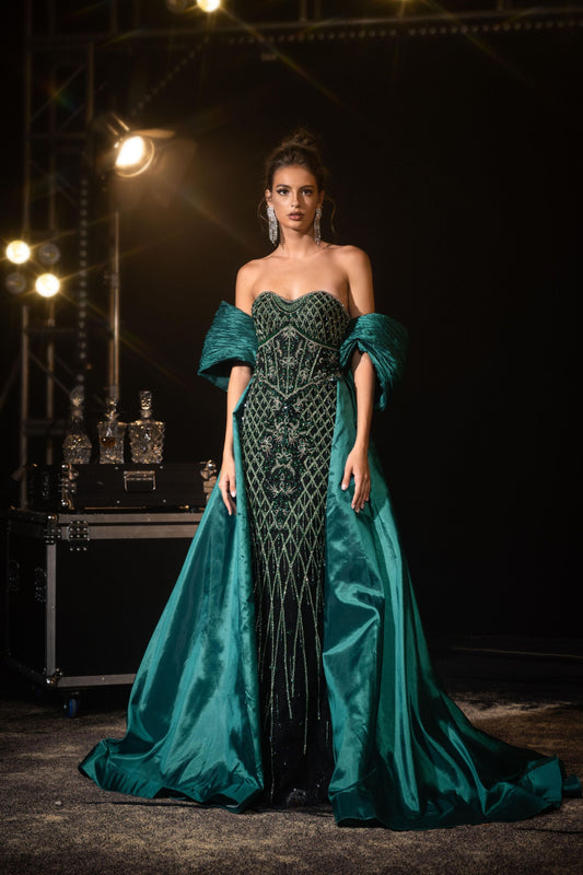 Evening Gown: Style HM120 - Opulent Empire