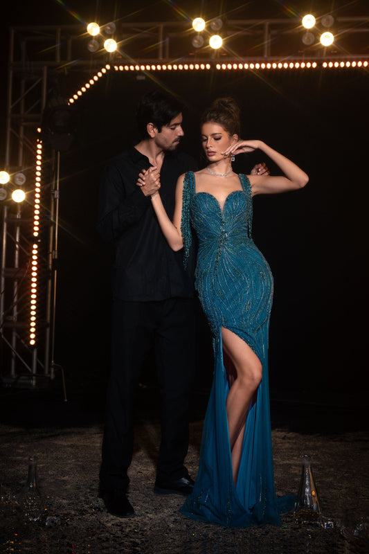 Evening Gown: Style HM152 - Opulent Empire