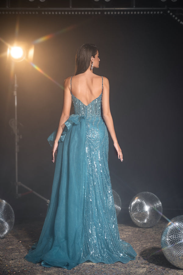 Lucienne Montclair — Formal Evening Gown, alternate view 2