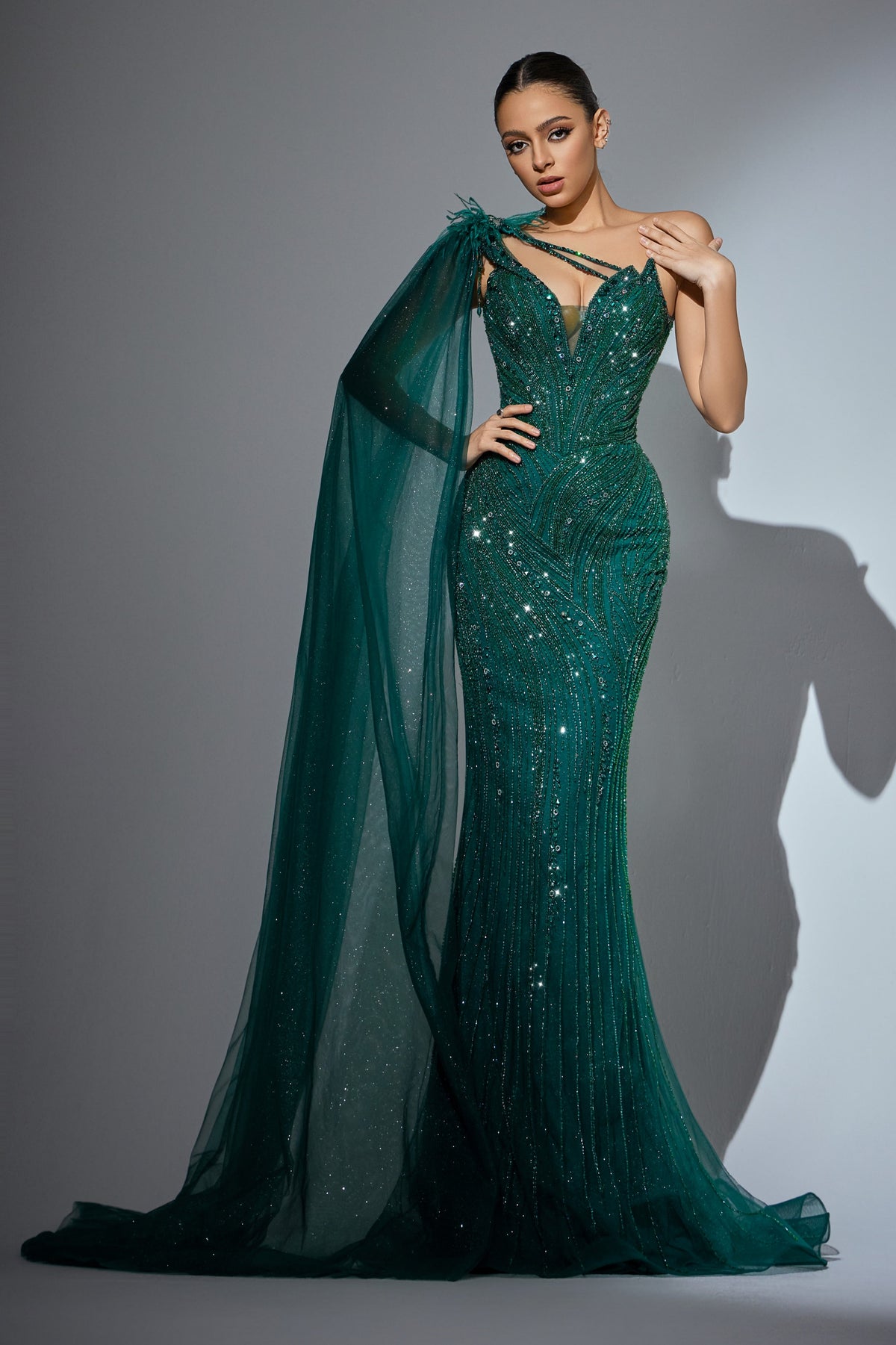 Lucienne — Formal Evening Gown, alternate view 6