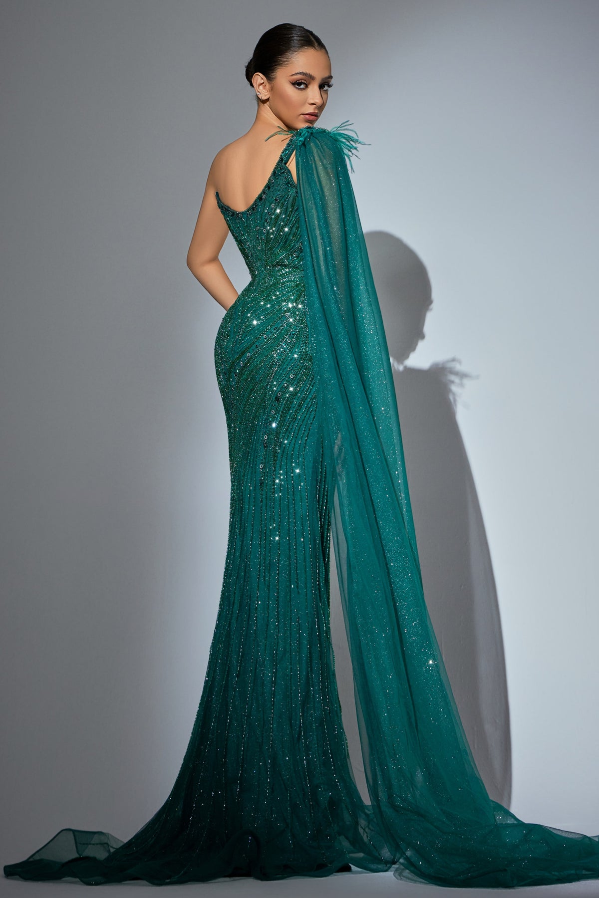 Lucienne — Formal Evening Gown, alternate view 4