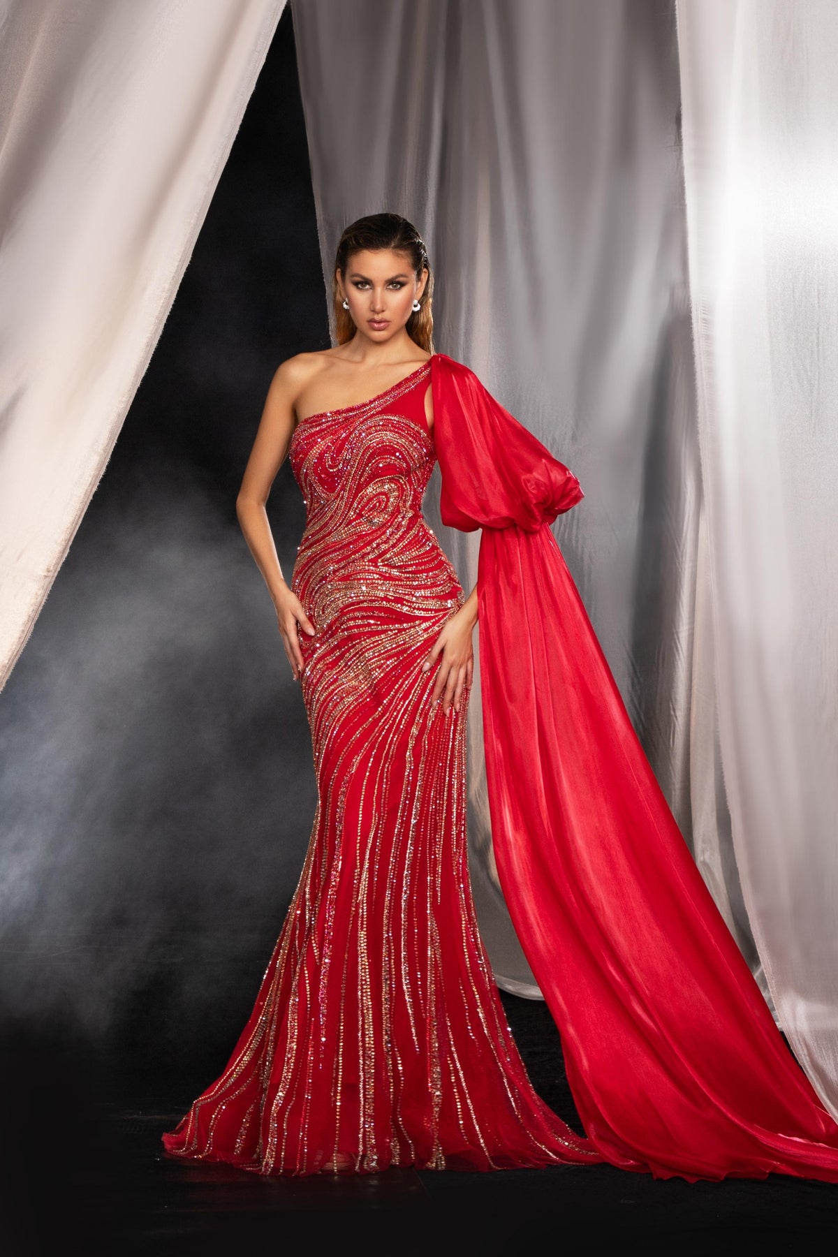 Rosalind Laurent — Evening Gown : Style HM045, alternate view 8