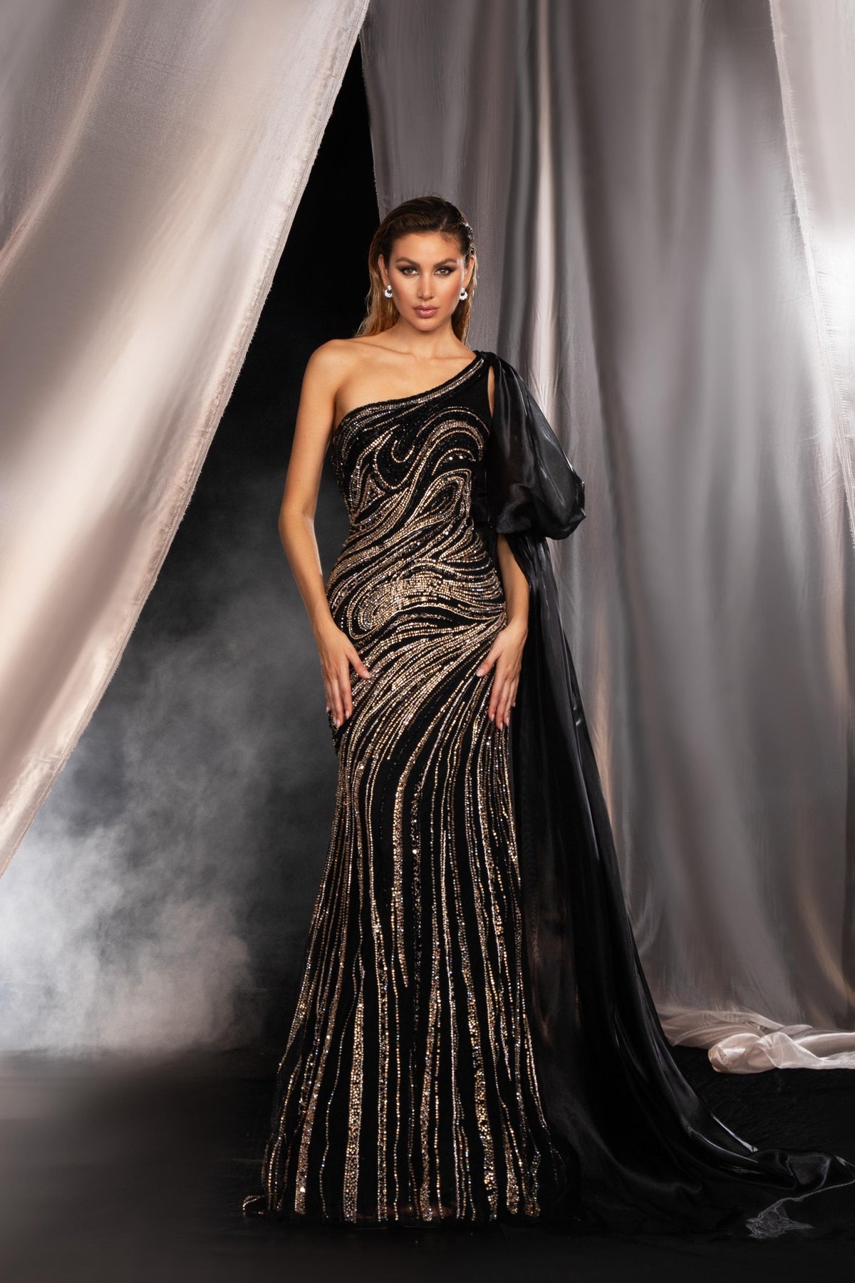 Rosalind Laurent — Evening Gown : Style HM045, alternate view 7
