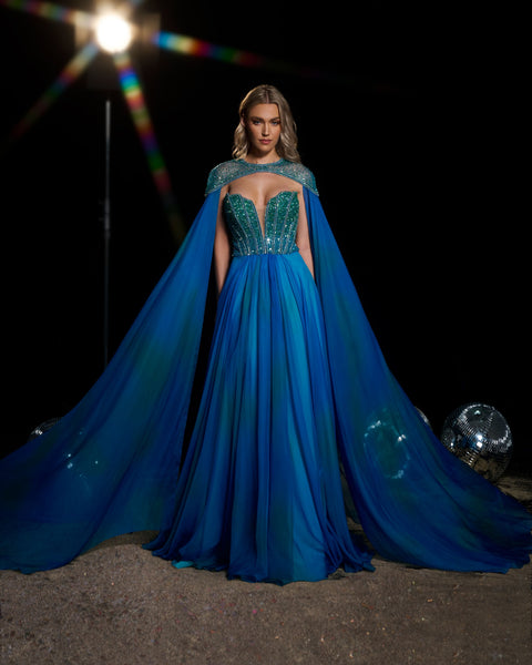 Evening Gown : Style HM223 - Opulent Empire