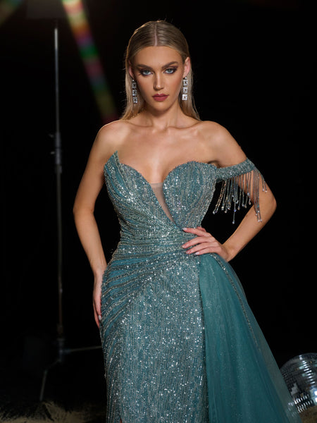 Evening Gown Style CZ013 - Opulent Empire