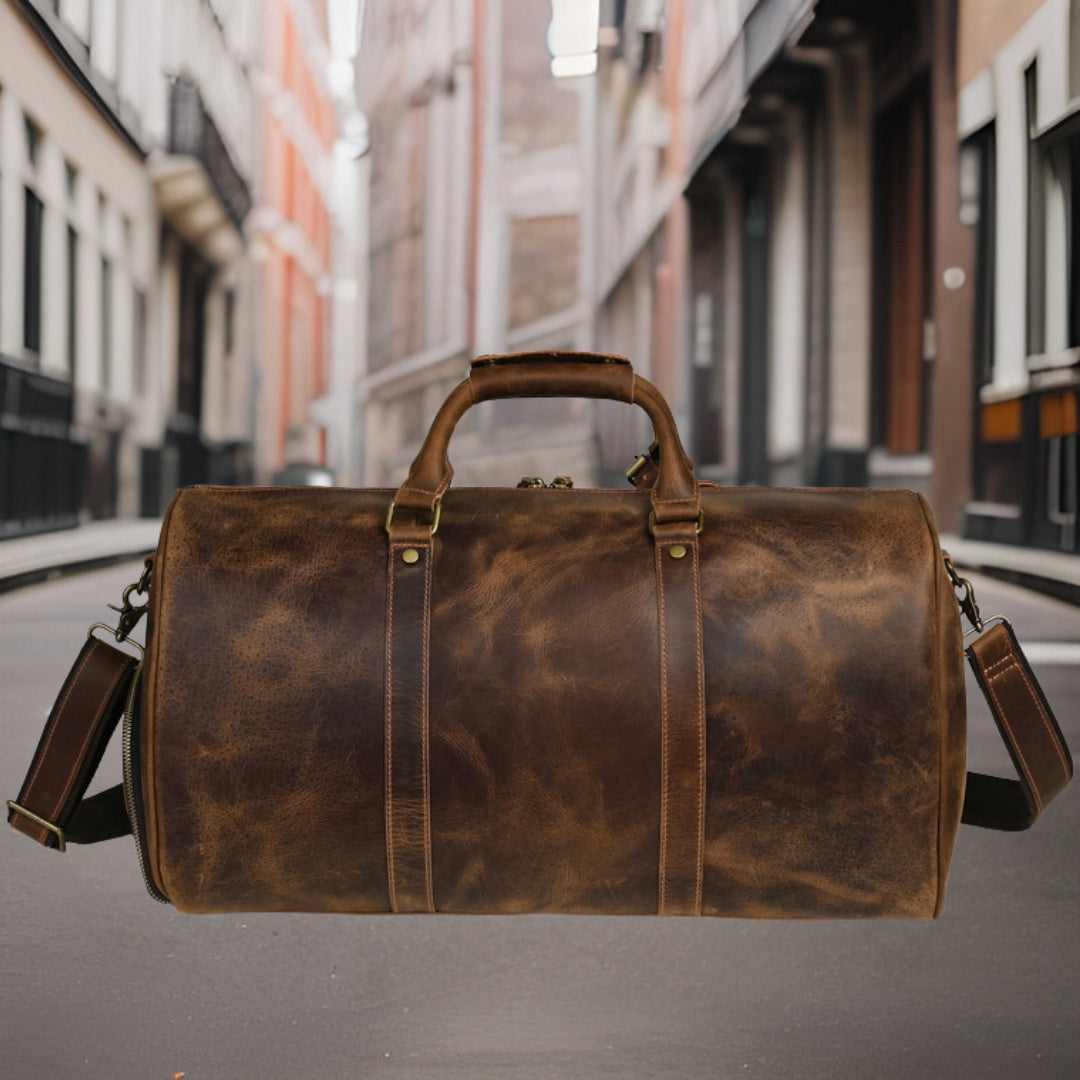 Craig™ — Premium Leather Satchel, alternate view 3