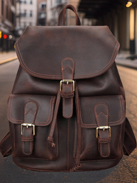 Peter™ | High-Quality Casual Leather Backpack