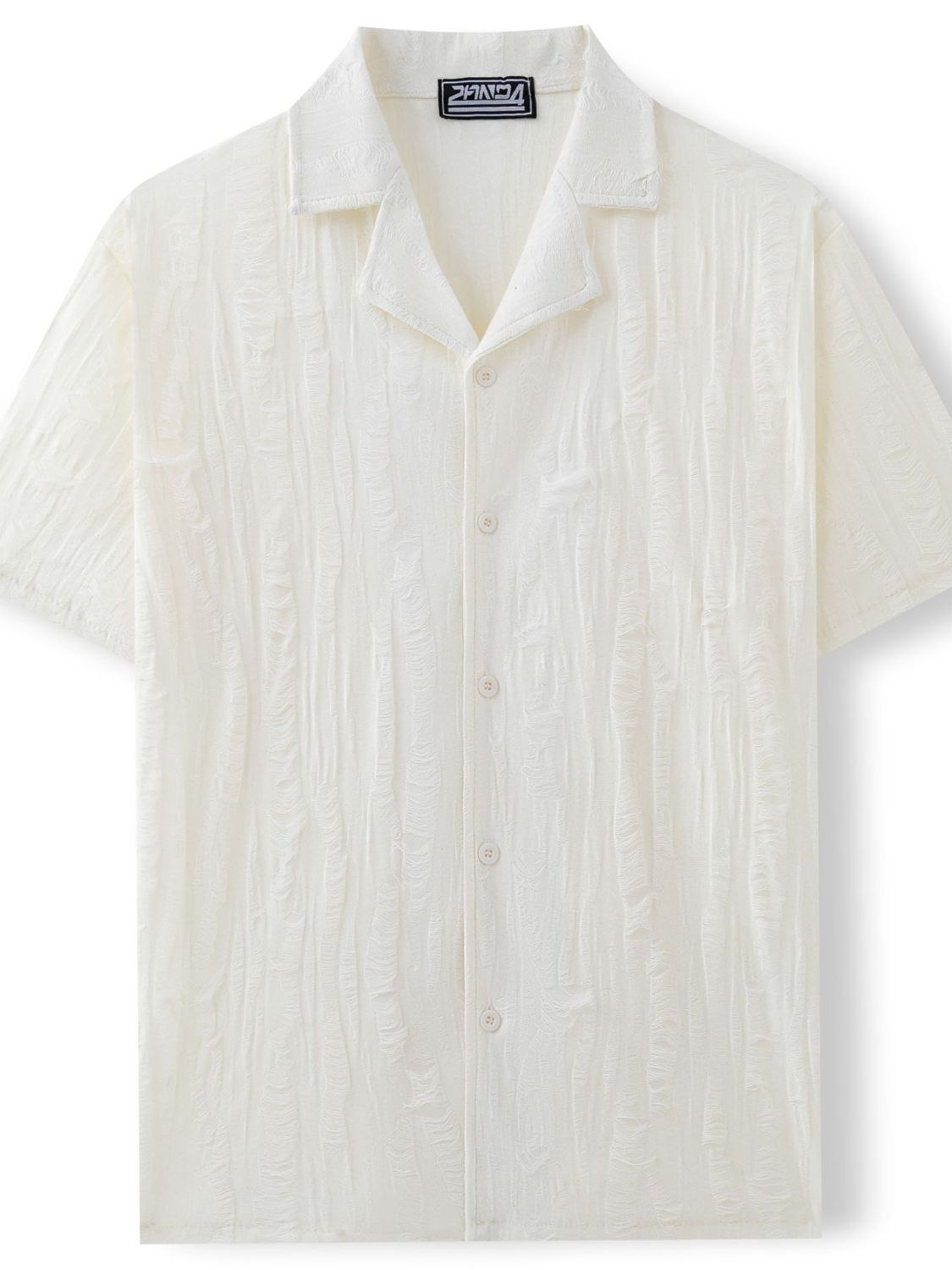 Olivier — Men's Plus Size Collared Neck Short Sleeve Shirt, alternate view 3
