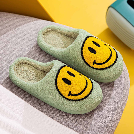 Melody Smiley Face Slippers - Opulent Empire